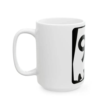 Alabama 98 (Alabama) (Road Sign) White Coffee Mug - Go Mug Yourself