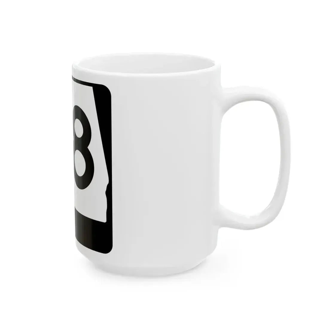 Alabama 98 (Alabama) (Road Sign) White Coffee Mug - Go Mug Yourself
