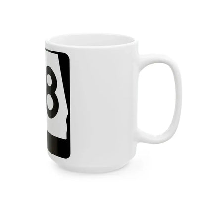 Alabama 98 (Alabama) (Road Sign) White Coffee Mug - Go Mug Yourself