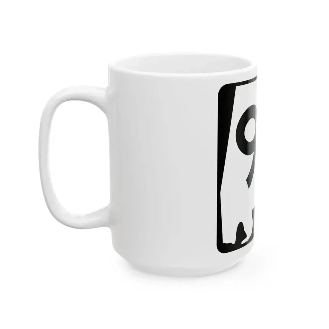 Alabama 99 (Alabama) (Road Sign) White Coffee Mug - Go Mug Yourself