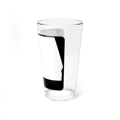 Alabama blank wide (Alabama) (Road Sign) Pint Glass 16oz - Go Mug Yourself