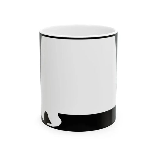 Alabama blank wide (Alabama) (Road Sign) White Coffee Mug 11oz - Go Mug Yourself