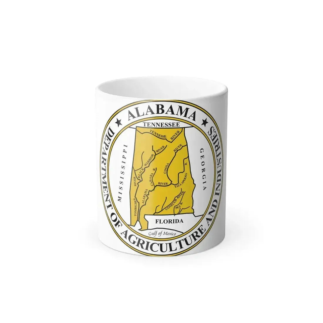 Alabama Department of Agriculture and Industries - Color Changing Coffee Mug 11oz - Go Mug Yourself