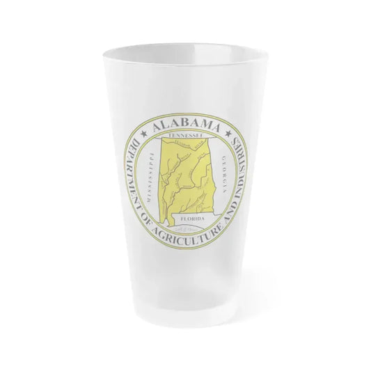 Alabama Department of Agriculture and Industries - Frosted Pint Glass 16oz 16oz Frosted - Go Mug Yourself