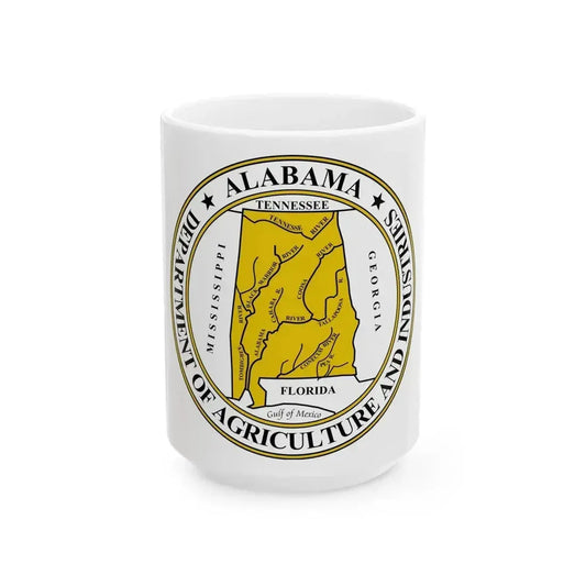 Alabama Department of Agriculture and Industries - White Coffee Mug 15oz - Go Mug Yourself