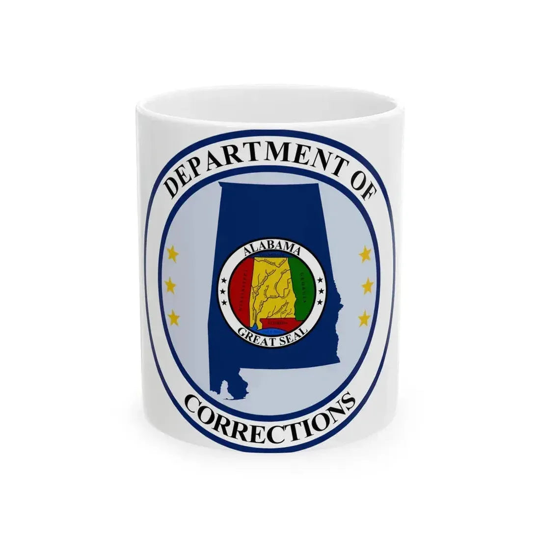 Alabama Department of Corrections - White Coffee Mug 11oz - Go Mug Yourself