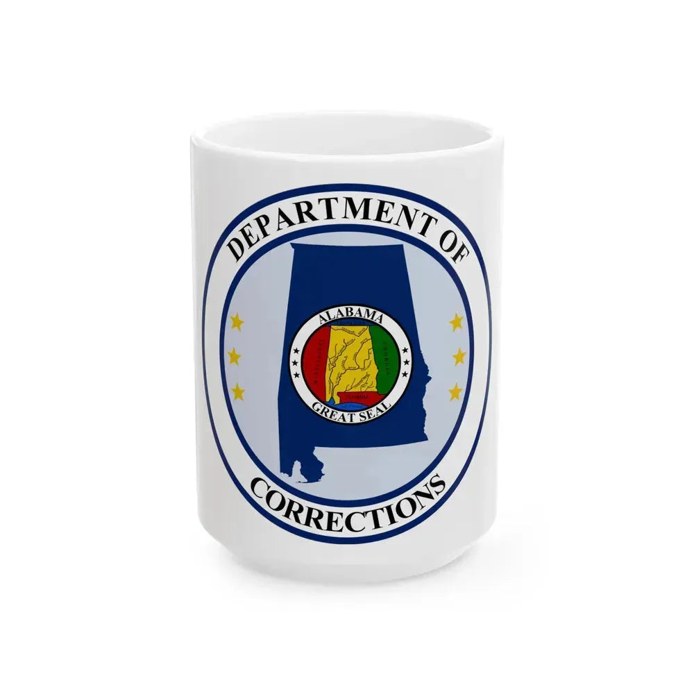 Alabama Department of Corrections - White Coffee Mug 15oz - Go Mug Yourself