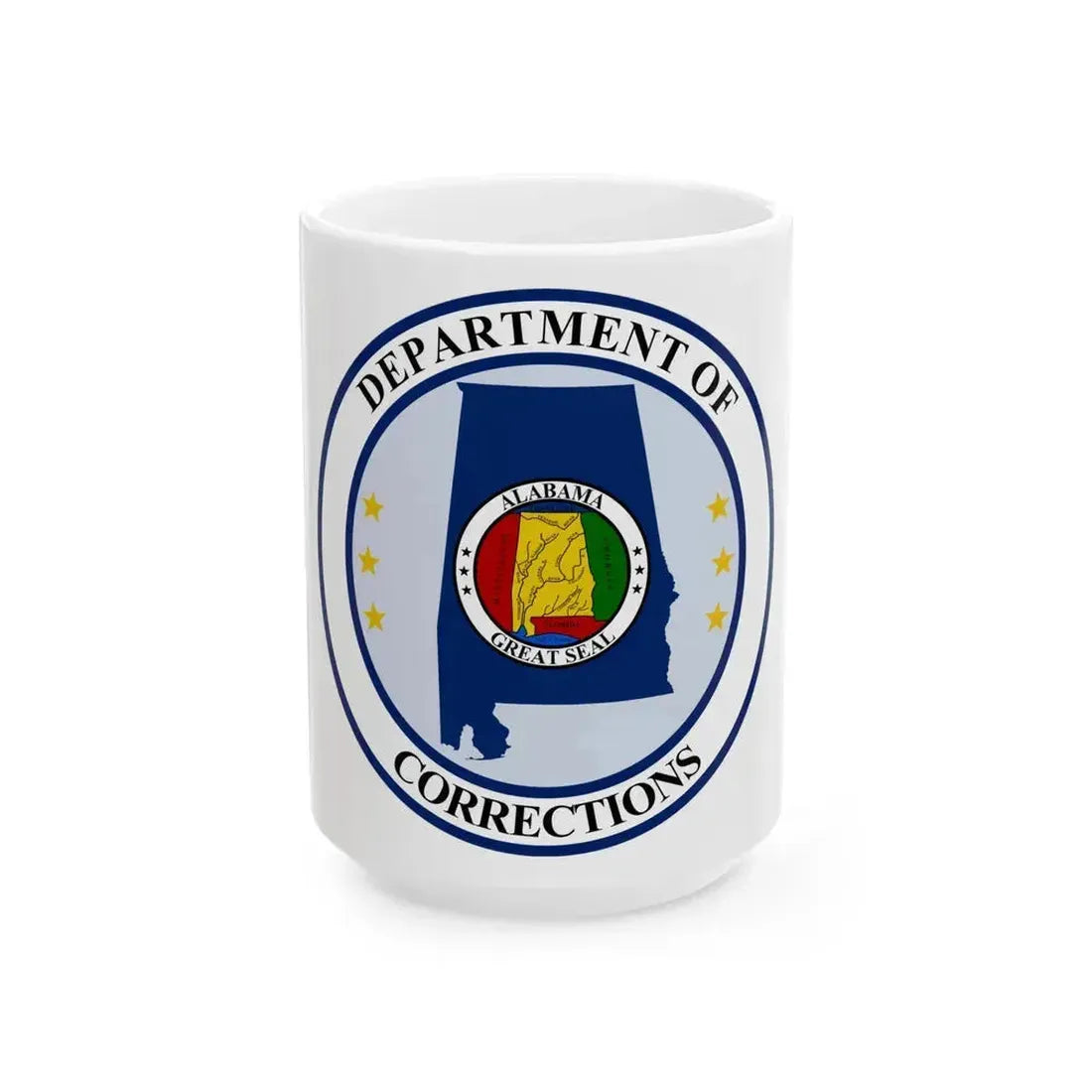 Alabama Department of Corrections - White Coffee Mug 15oz - Go Mug Yourself