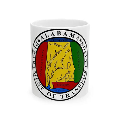 Alabama Department of Transportation - White Coffee Mug 11oz - Go Mug Yourself