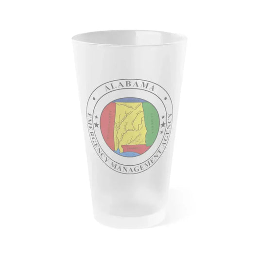 Alabama Emergency Management Agency - Frosted Pint Glass 16oz 16oz Frosted - Go Mug Yourself