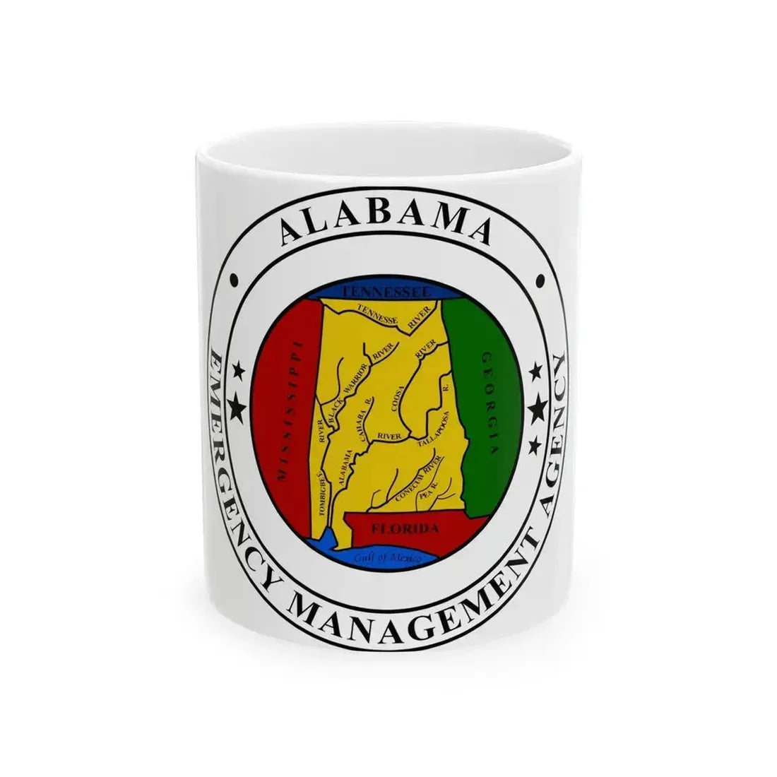 Alabama Emergency Management Agency - White Coffee Mug 11oz - Go Mug Yourself