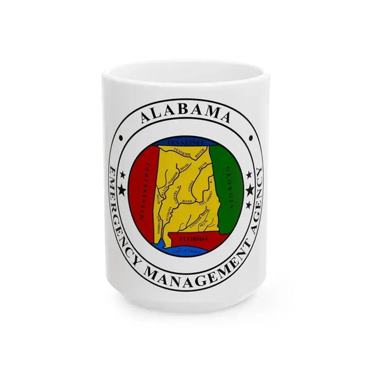 Alabama Emergency Management Agency - White Coffee Mug 15oz - Go Mug Yourself