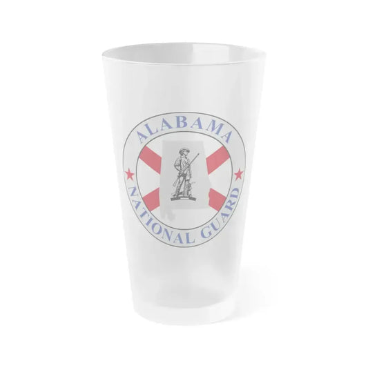 Alabama National Guard - Frosted Pint Glass 16oz 16oz Frosted - Go Mug Yourself
