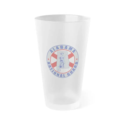 Alabama National Guard v2 - Frosted Pint Glass 16oz 16oz Frosted - Go Mug Yourself
