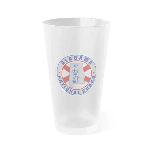 Alabama National Guard v2 - Frosted Pint Glass 16oz 16oz Frosted - Go Mug Yourself