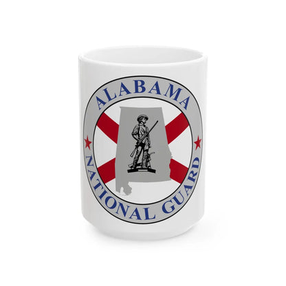 Alabama National Guard - White Coffee Mug 15oz - Go Mug Yourself