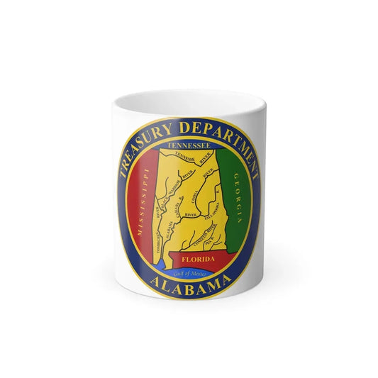 Alabama Treasury Department - Color Changing Coffee Mug 11oz - Go Mug Yourself