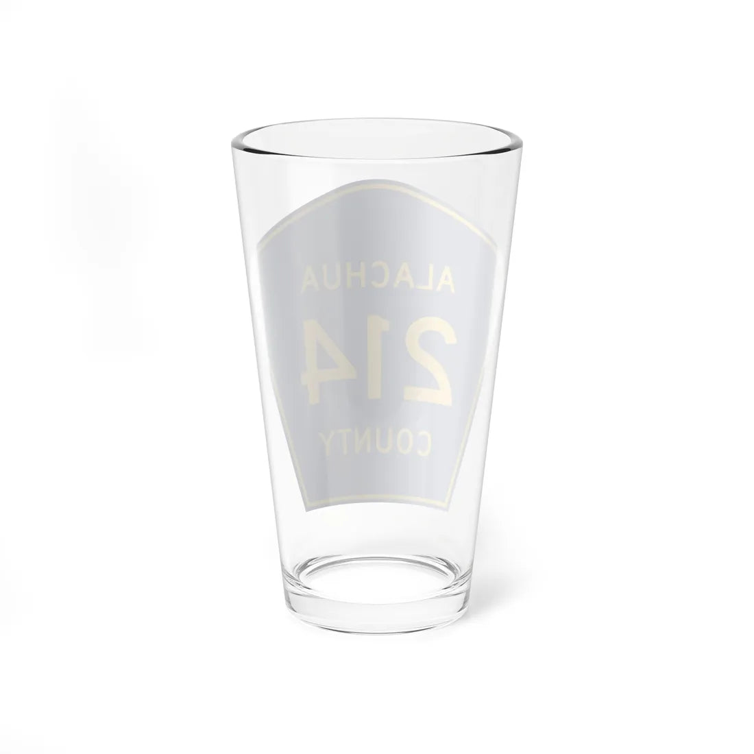 Alachua County 214 (Florida) (Road Sign) Pint Glass 16oz - Go Mug Yourself