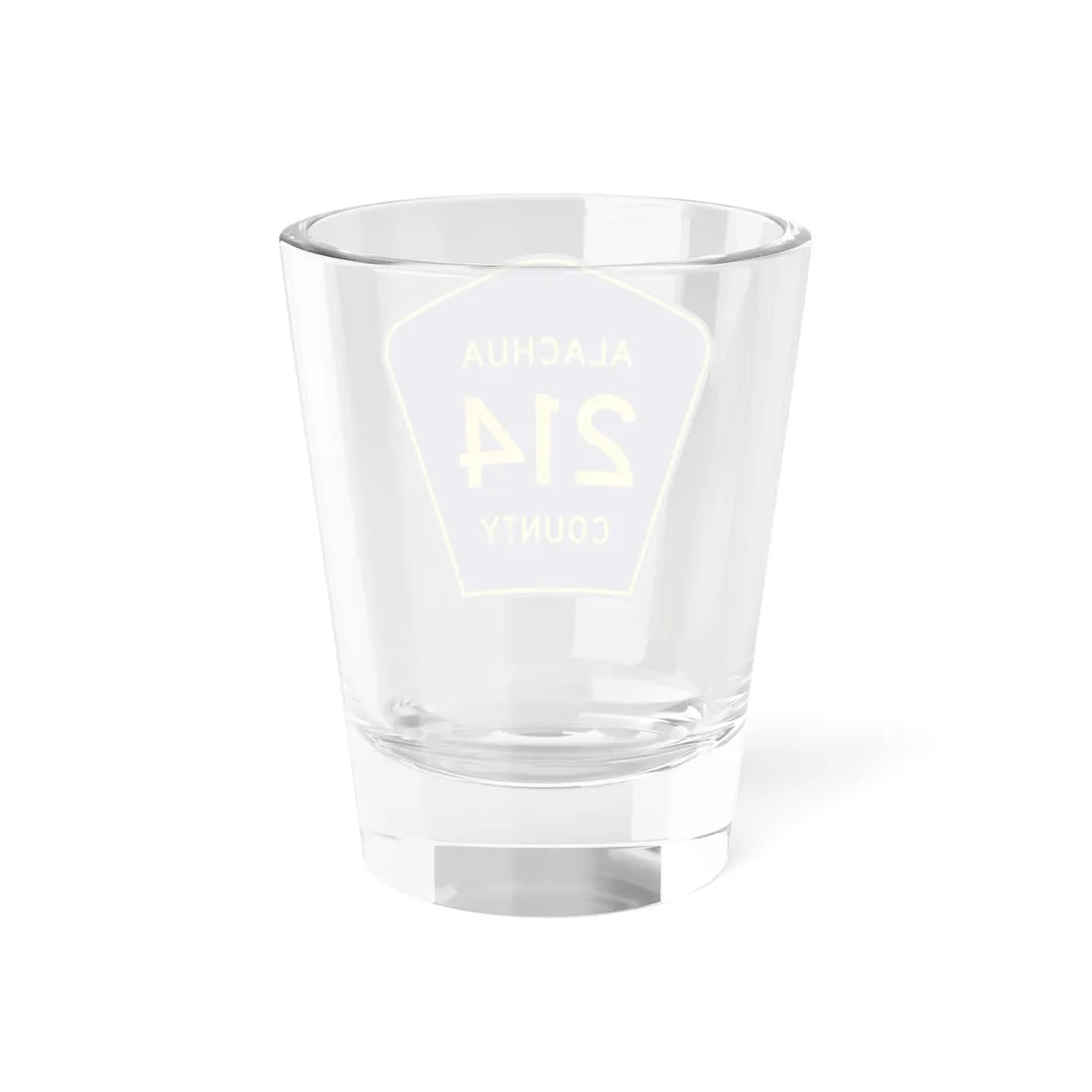 Alachua County 214 (Florida) (Road Sign) Shot Glass 1.5oz - Go Mug Yourself