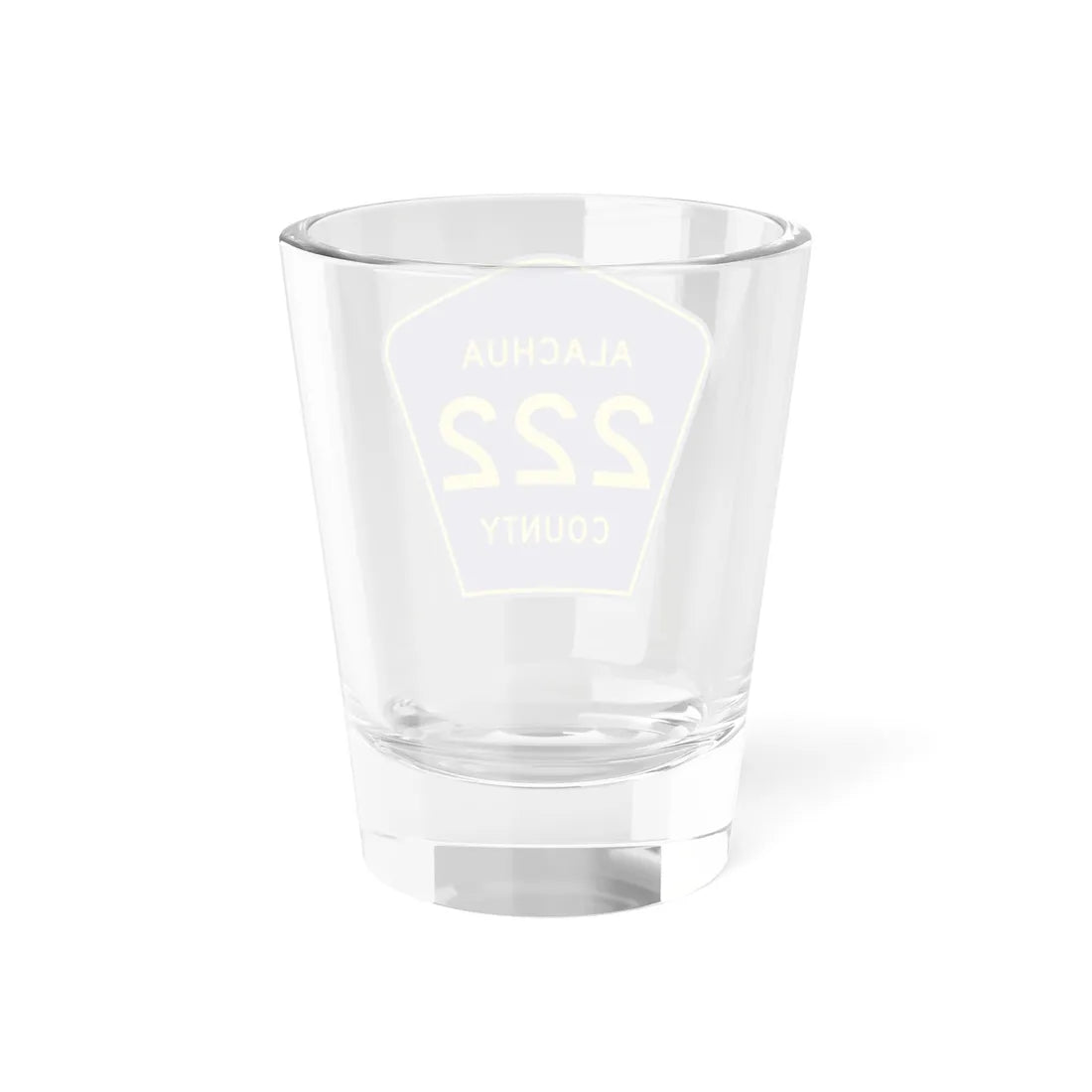 Alachua County 222 (Florida) (Road Sign) Shot Glass 1.5oz - Go Mug Yourself