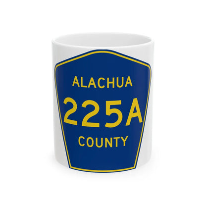 Alachua County 225A (Florida) (Road Sign) White Coffee Mug 11oz - Go Mug Yourself