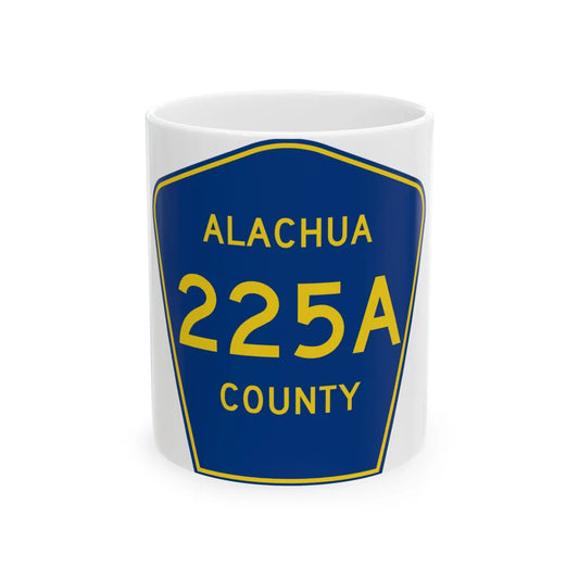 Alachua County 225A (Florida) (Road Sign) White Coffee Mug 11oz - Go Mug Yourself