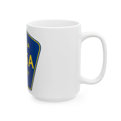 Alachua County 225A (Florida) (Road Sign) White Coffee Mug - Go Mug Yourself