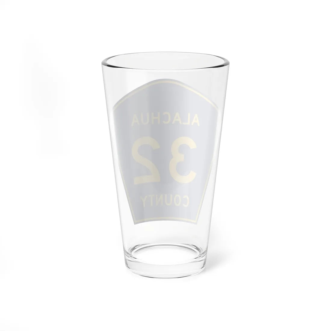 Alachua County 32 (Florida) (Road Sign) Pint Glass 16oz - Go Mug Yourself