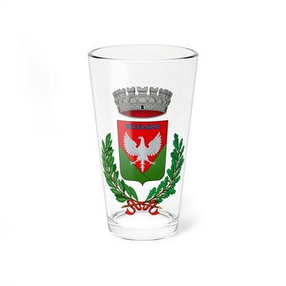 Alagna Valsesia-Stemma pre-2021 (Italy) (Coat of Arms) Pint Glass 16oz 16oz - Go Mug Yourself