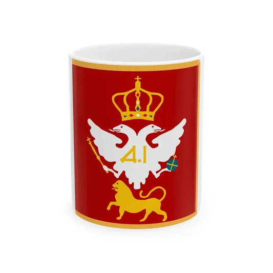 Alaj-barjak of Prince Danilo I 1858 (Montenegro) White Coffee Mug 11oz - Go Mug Yourself