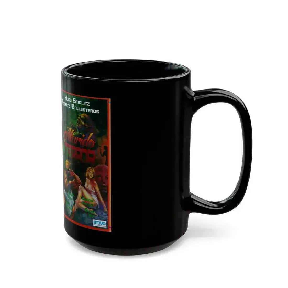 ALARIDO TERROR (VHS COVER) - Black Coffee Mug - Go Mug Yourself