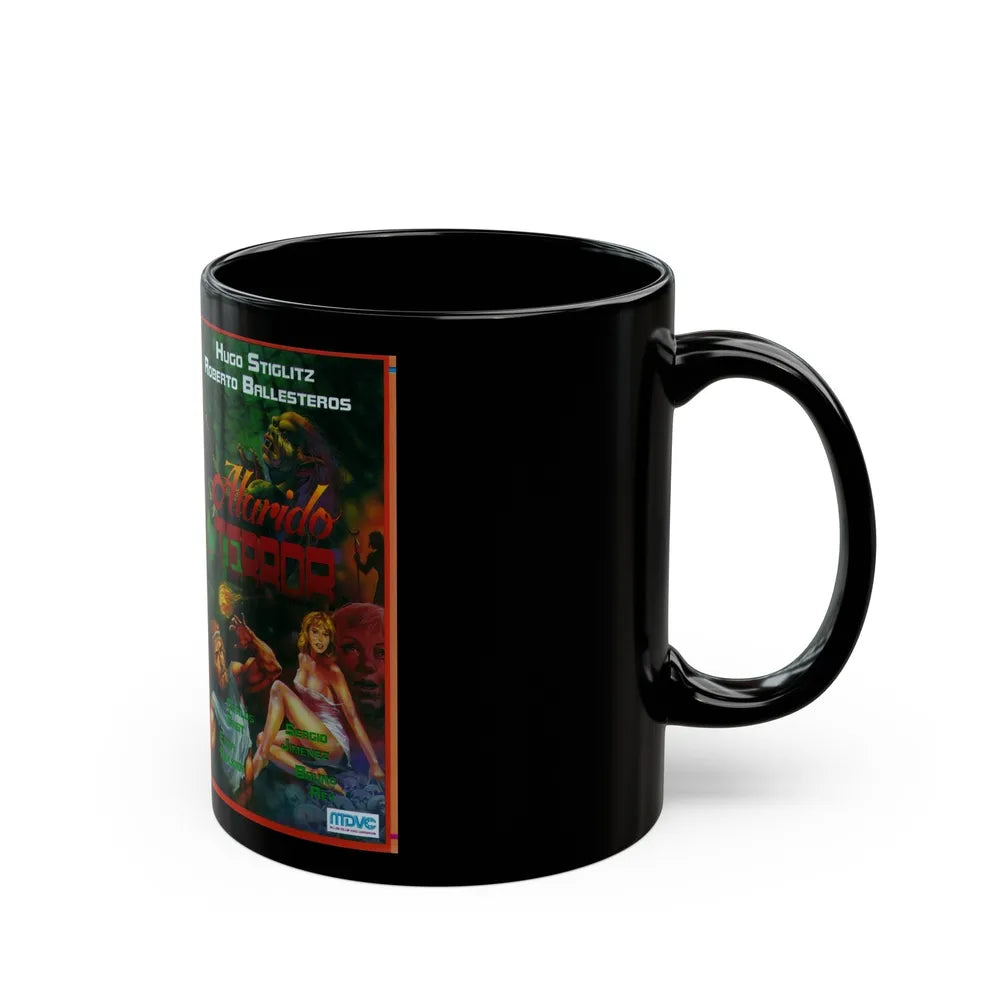 ALARIDO TERROR (VHS COVER) - Black Coffee Mug-Go Mug Yourself