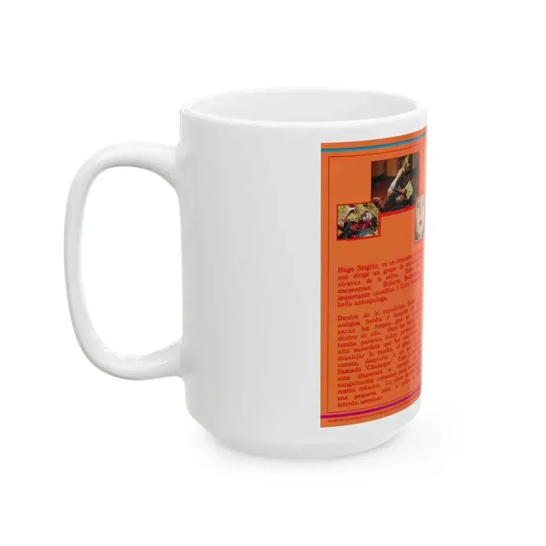 ALARIDO TERROR (VHS COVER) - White Coffee Mug - Go Mug Yourself