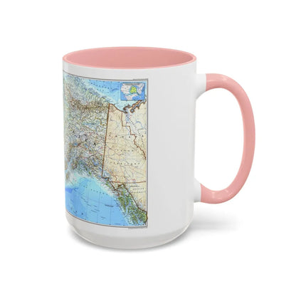 Alaska 1 (1994) (Map) Accent Coffee Mug-Go Mug Yourself