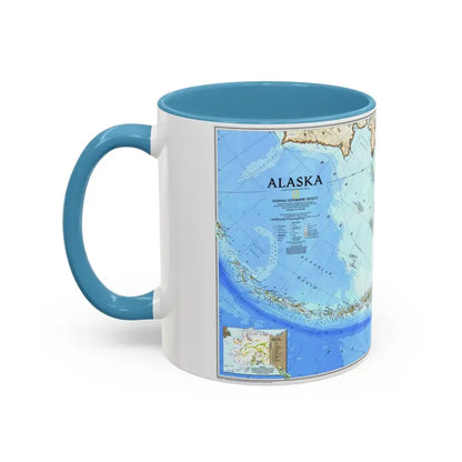 Alaska 1 (1994) (Map) Accent Coffee Mug - Go Mug Yourself