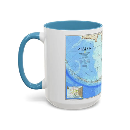 Alaska 1 (1994) (Map) Accent Coffee Mug-Go Mug Yourself