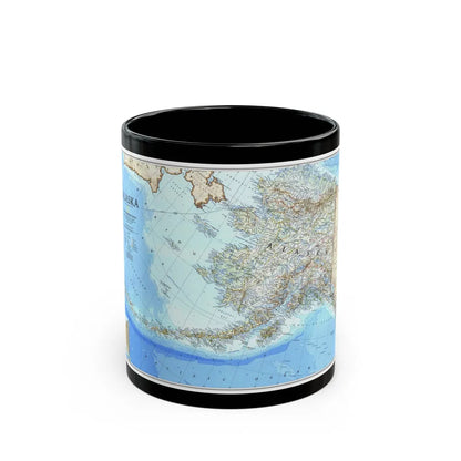 Alaska 1 (1994) (Map) Black Coffee Mug-11oz-Go Mug Yourself