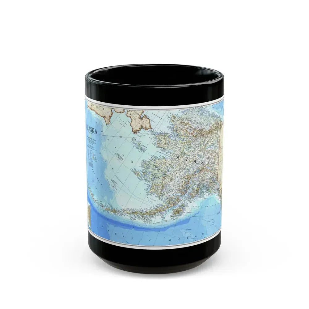 Alaska 1 (1994) (Map) Black Coffee Mug 15oz - Go Mug Yourself