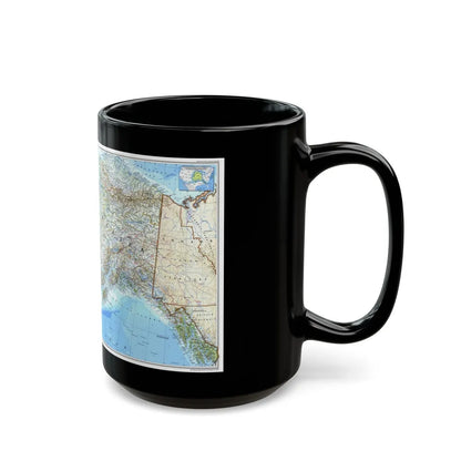 Alaska 1 (1994) (Map) Black Coffee Mug-Go Mug Yourself