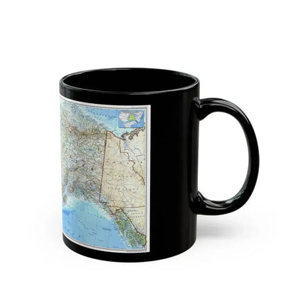 Alaska 1 (1994) (Map) Black Coffee Mug - Go Mug Yourself