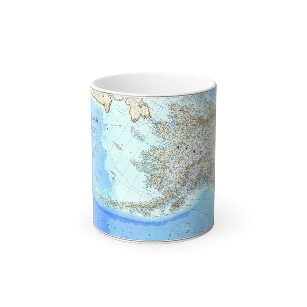 Alaska 1 (1994) (Map) Color Changing Mug 11oz-11oz-Go Mug Yourself