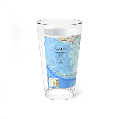 Alaska 1 (1994) (Map) Pint Glass 16oz-Go Mug Yourself