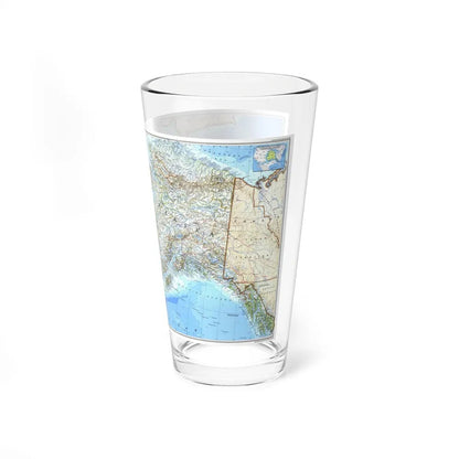 Alaska 1 (1994) (Map) Pint Glass 16oz-Go Mug Yourself