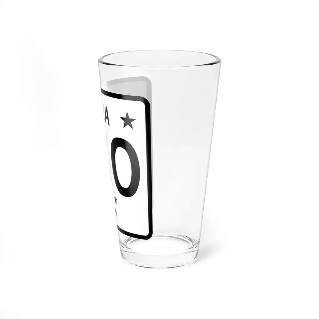 Alaska 10 shield (Alaska) (Road Sign) Pint Glass 16oz - Go Mug Yourself
