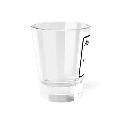 Alaska 10 shield (Alaska) (Road Sign) Shot Glass 1.5oz - Go Mug Yourself