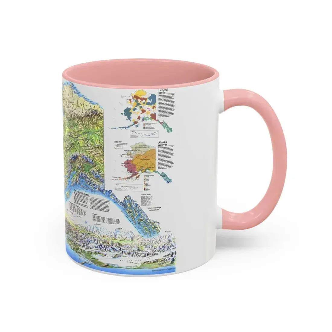 Alaska 2 (1994) (Map) Accent Coffee Mug - Go Mug Yourself