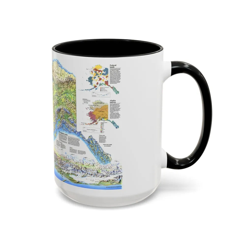 Alaska 2 (1994) (Map) Accent Coffee Mug-Go Mug Yourself