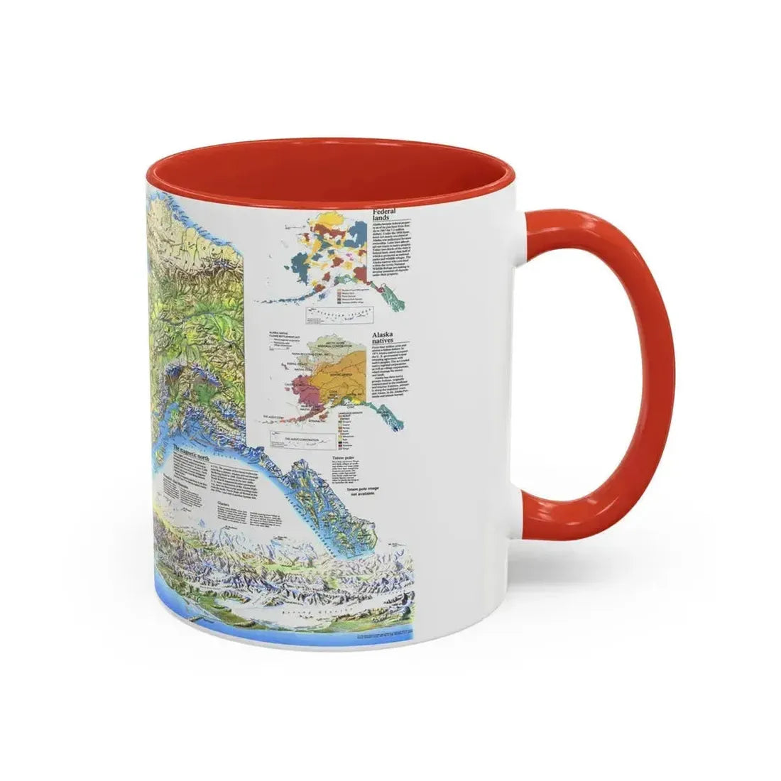 Alaska 2 (1994) (Map) Accent Coffee Mug - Go Mug Yourself