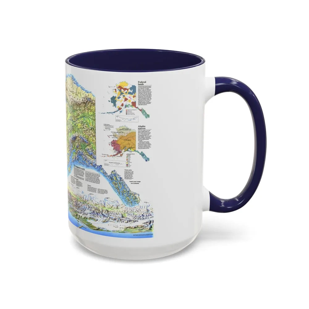 Alaska 2 (1994) (Map) Accent Coffee Mug-Go Mug Yourself