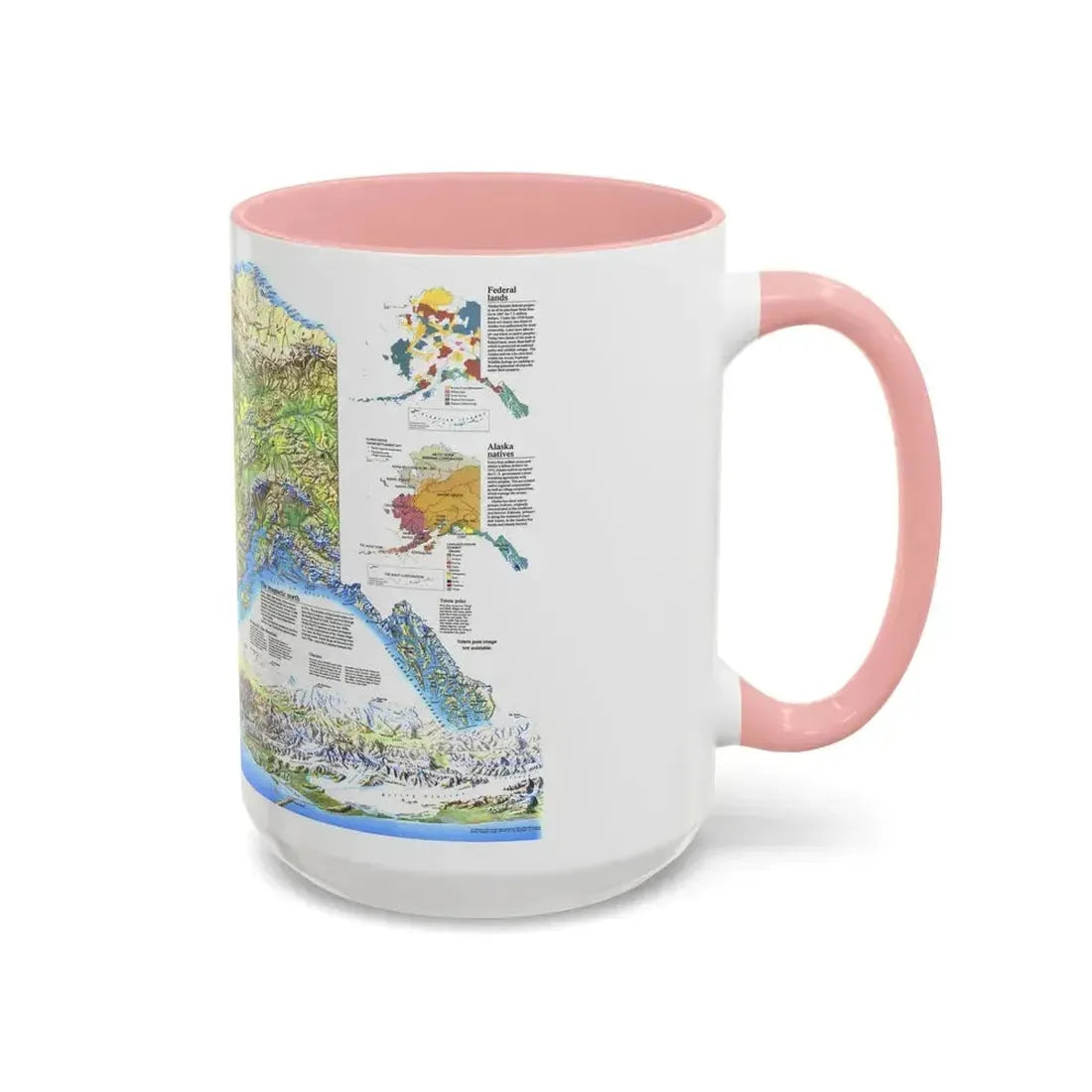 Alaska 2 (1994) (Map) Accent Coffee Mug - Go Mug Yourself